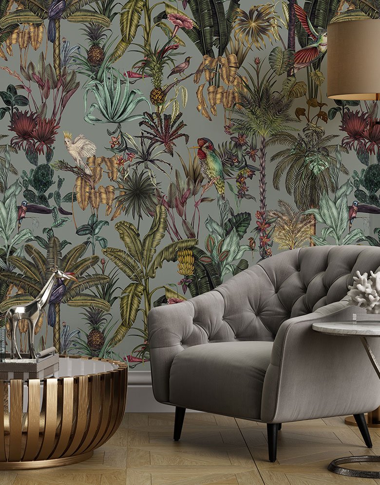 Professional wallpaper installation project 3
